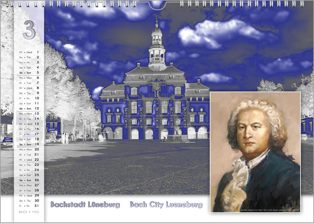 A Bach Cities / Bach Locations / Bach Places Calendar ... Bach Calendars Are Music Calendars and Music Gifts.