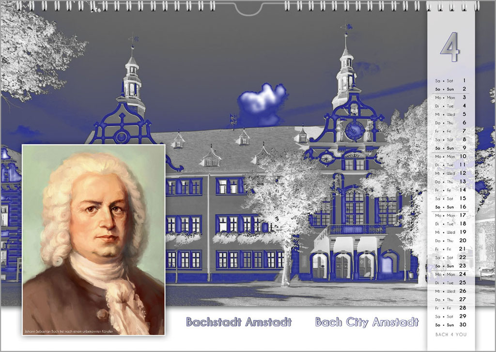A Bach Cities / Bach Locations / Bach Places Calendar ... Bach Calendars Are Music Calendars and Music Gifts.