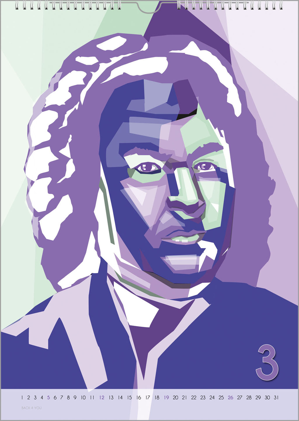 Bach Calendars Are Music Calendars and Music Gifts.