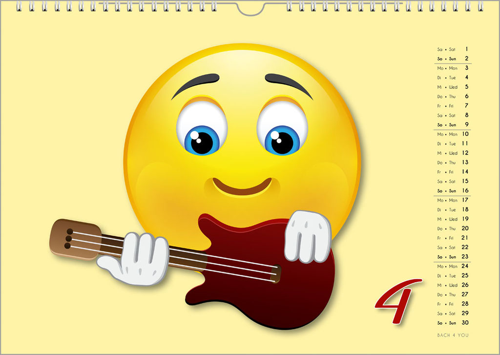 The Emoji Music Calendar ... Music Calendars Are Music Gifts – 99 Music Calendars Are 99 Music Gifts.