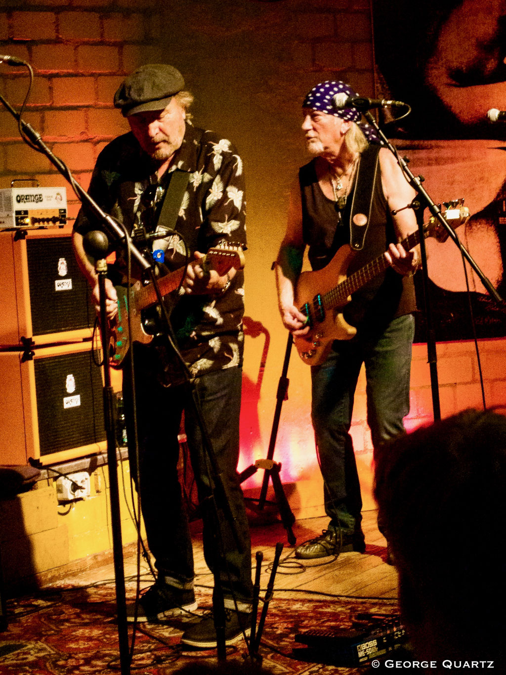 Blues Garage, Hannover (30 October 2019) Pete York's Rock and Blues Circus, Pete York (Spencers Davis Group, Hardin & York), Miller Anderson (Keef Hartley Band),  Zoot Money (Eric Burdon & Animals), Roger Glover (Deep Purple, Rainbow)