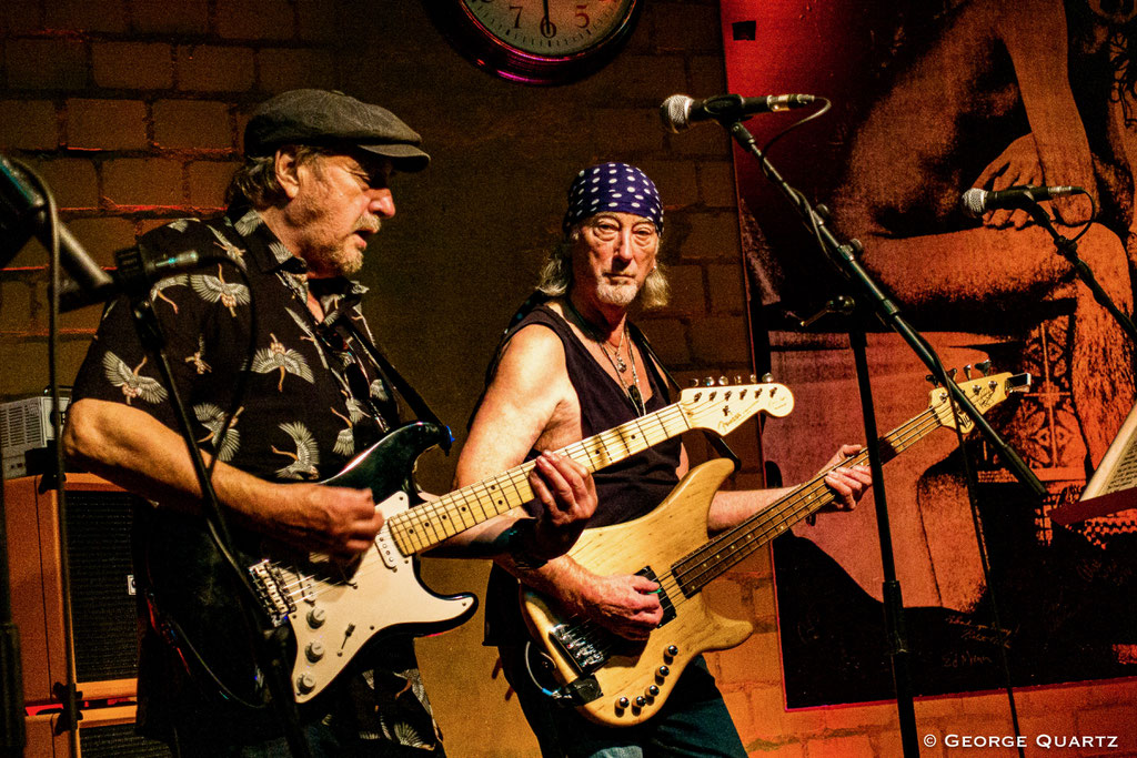 Blues Garage, Hannover (30 October 2019) Pete York's Rock and Blues Circus, Pete York (Spencers Davis Group, Hardin & York), Miller Anderson (Keef Hartley Band),  Zoot Money (Eric Burdon & Animals), Roger Glover (Deep Purple, Rainbow)