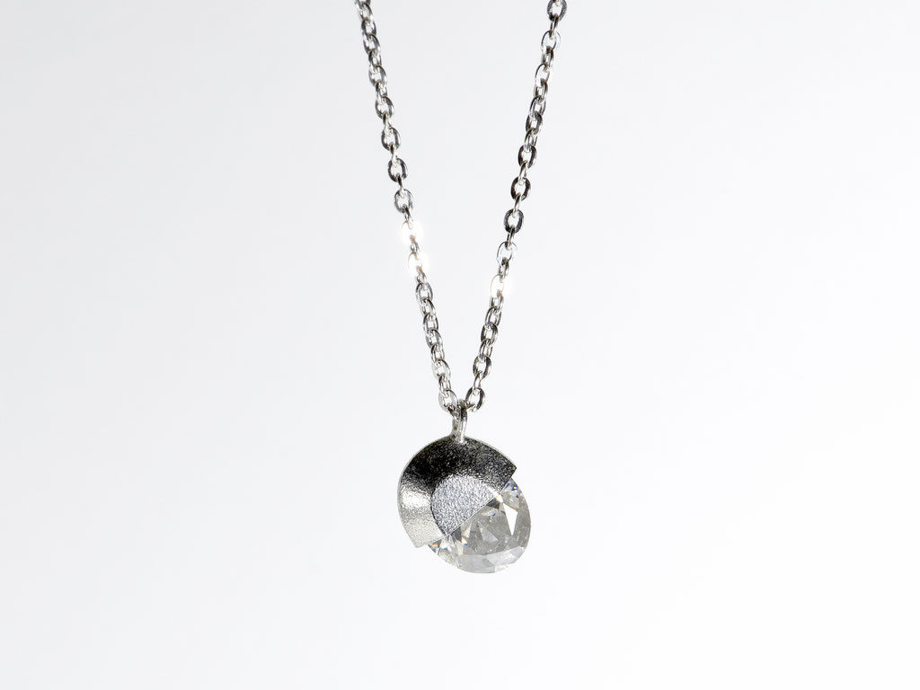 [ﾈｯｸﾚｽ] core necklace / Oval（silver）