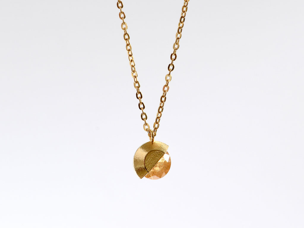 [ﾈｯｸﾚｽ] core necklace / Round（gold）
