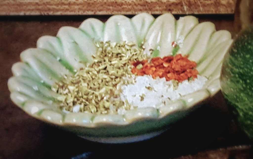 gewürze für zucchiniröllchen