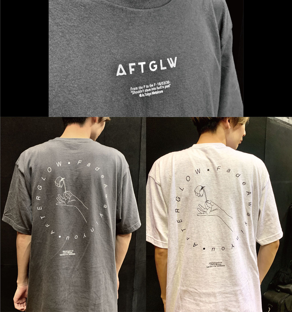 AFTERGLOW Fade Away in You Logo Tシャツ