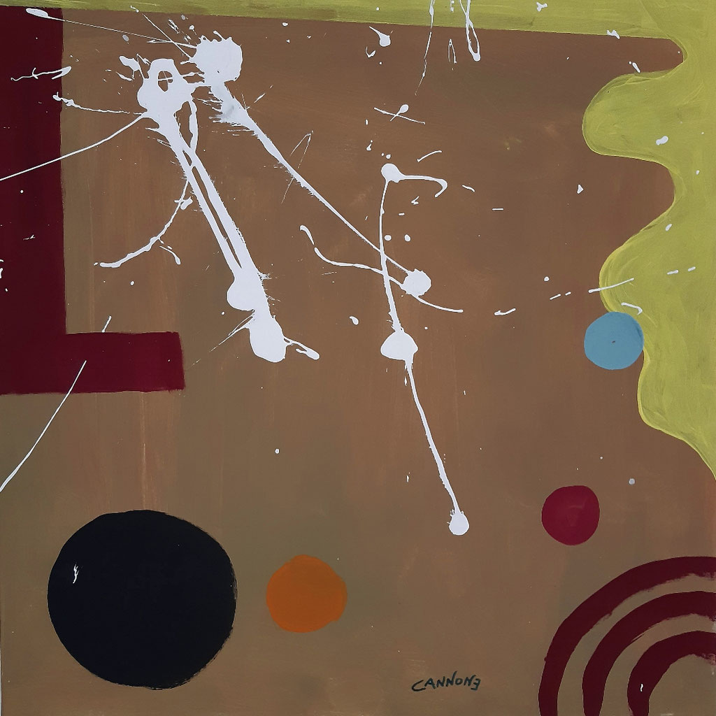 TERRA OCRA  acrilico su tela Acrilic on canvas  19.6x19.6" - 50x50 cm.