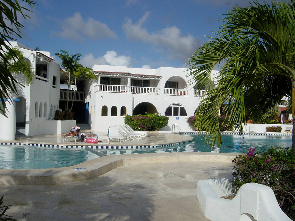 Alter Hotelkomplex des Jolly Beach Resort