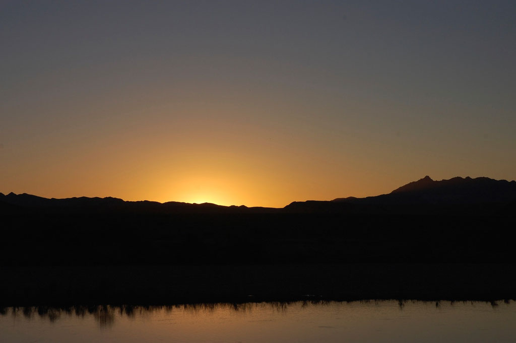 Abendstimmung am Oranje River