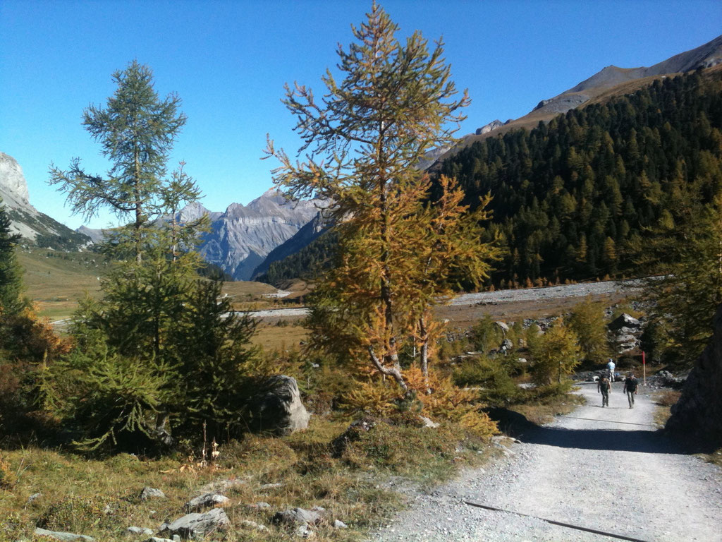 Wanderweg nach Sunnbuel
