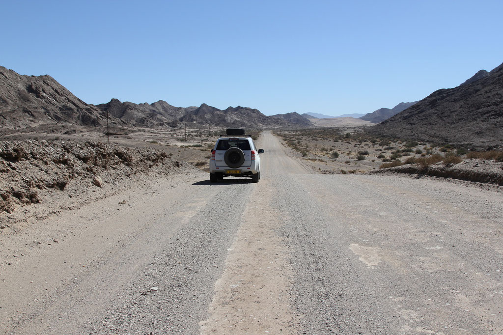 Die letzten Km vor Rosh Pinah