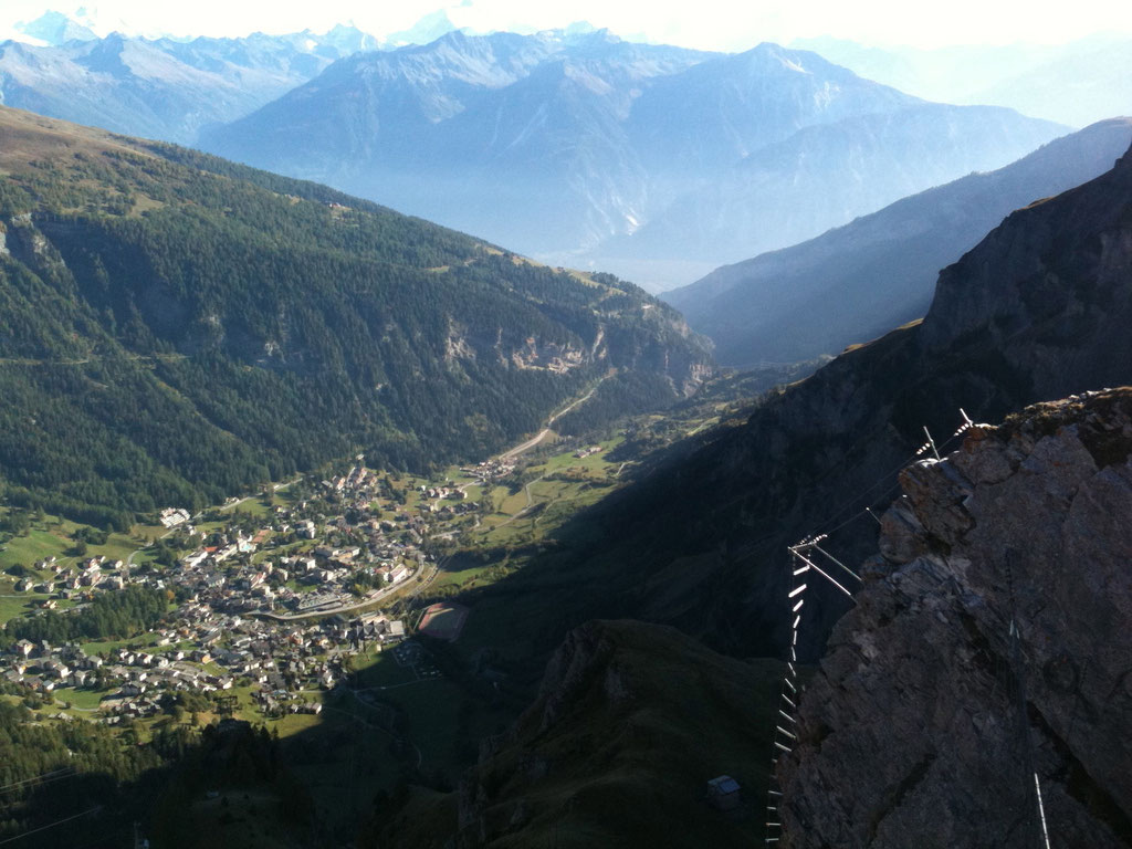 Blick auf Leukerbad