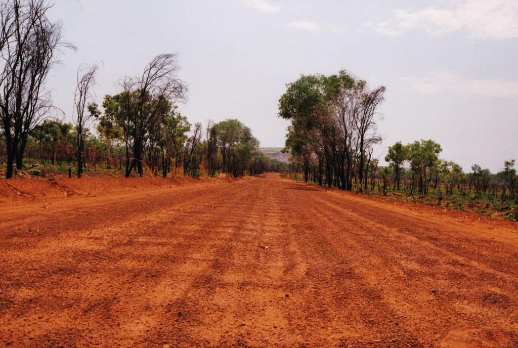 WELLBLECHPISTE IN DER GIBB RIVER ROAD