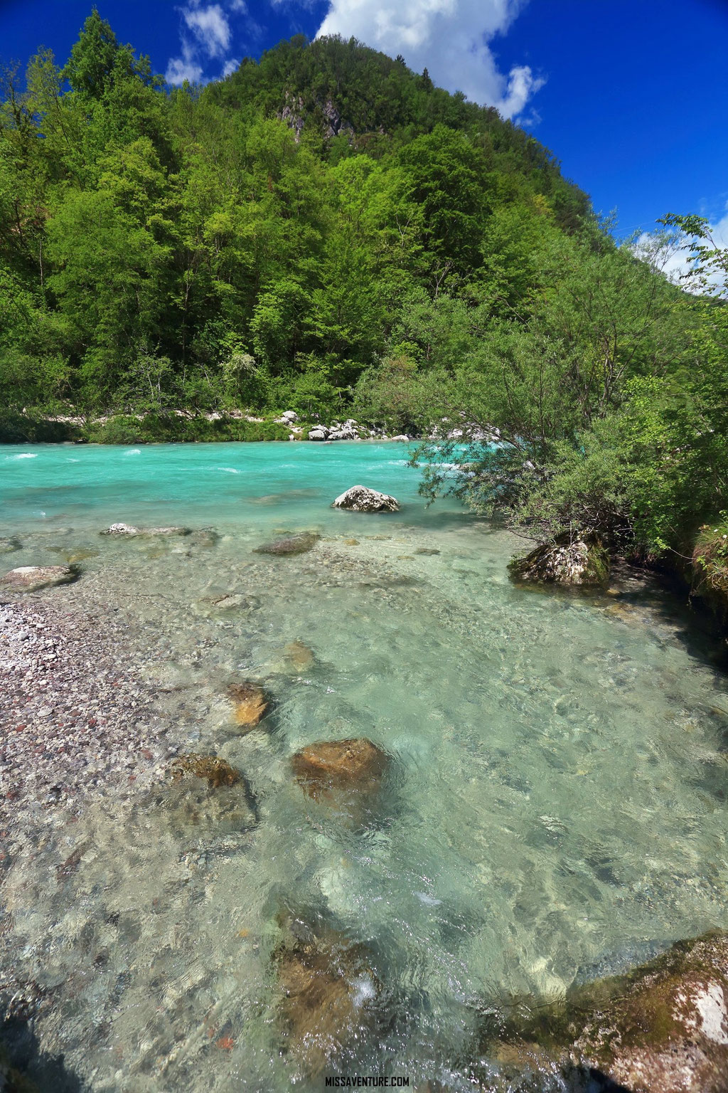 La rivière Soca.