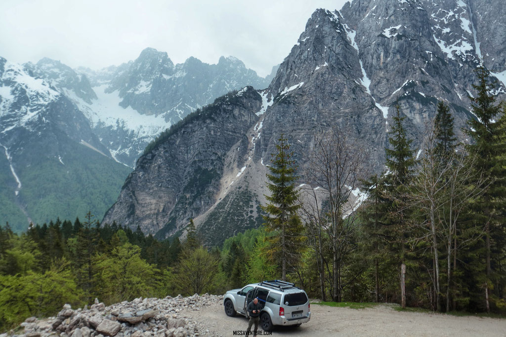 Le col de Vrsic Pass.