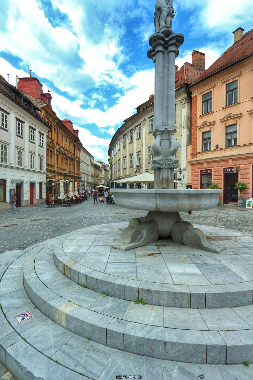 Le quartier historique de Ljubljana.