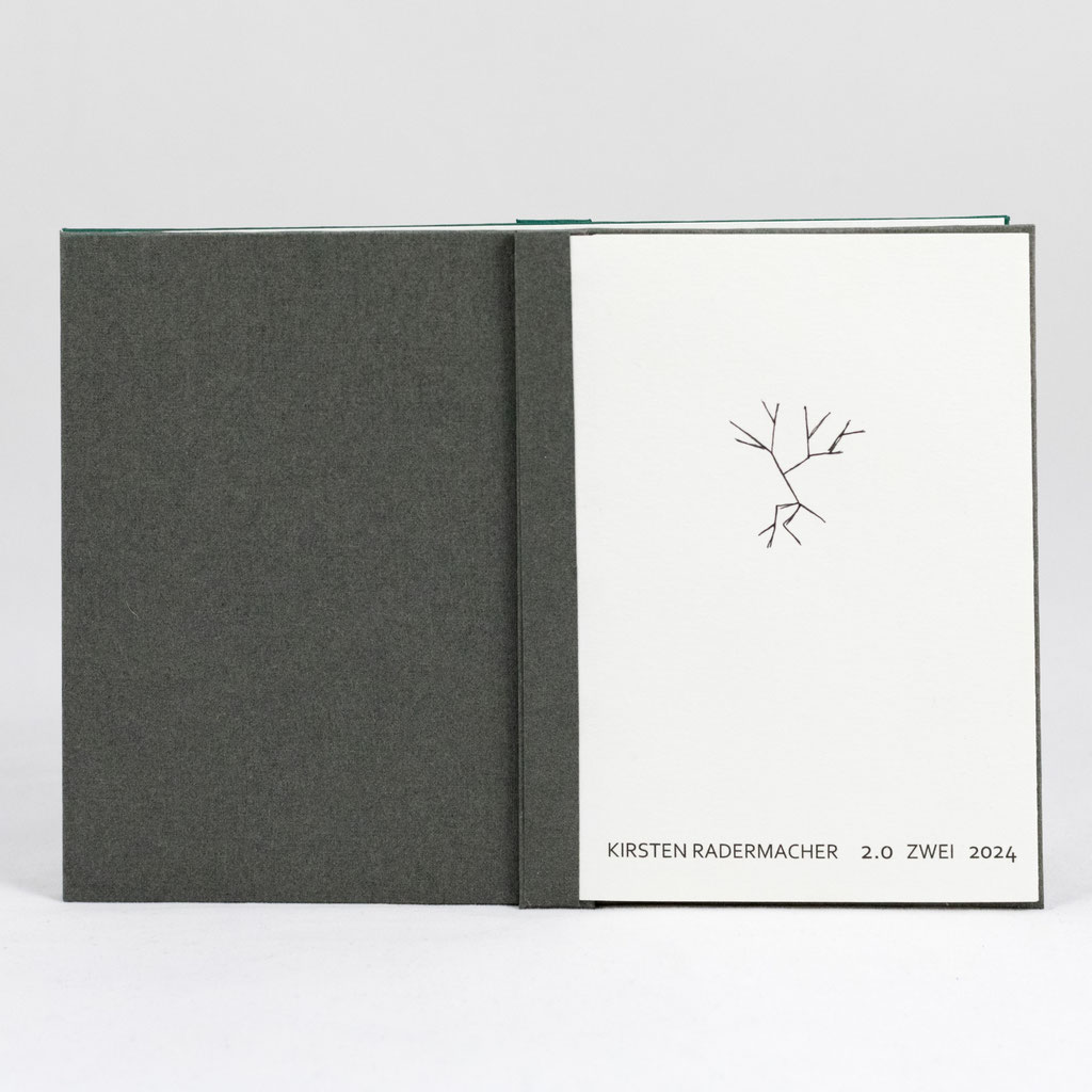 Kirsten Radermacher, 2.0, chapter ZWEI, 2024, front side