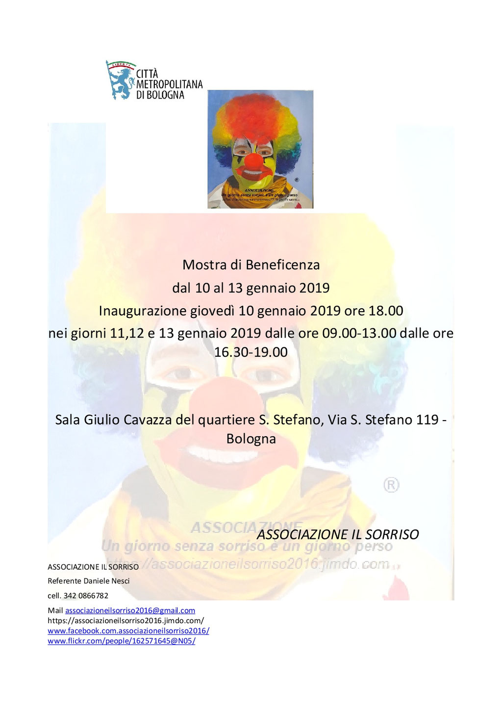 Mostra di Beneficenza scegli la tua opera con un semplice click