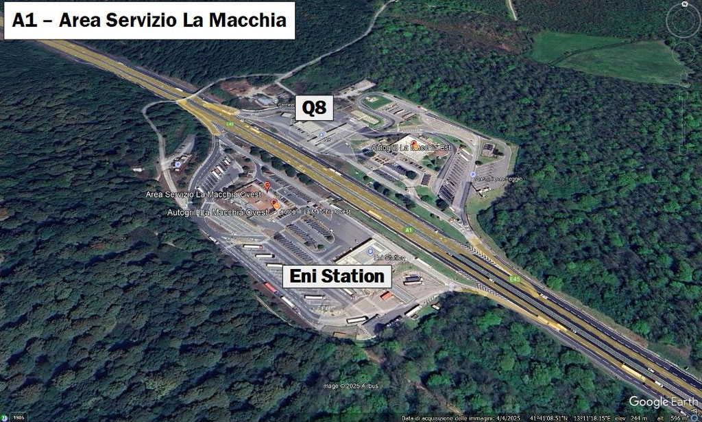 A1 - Area Servizio La Macchia