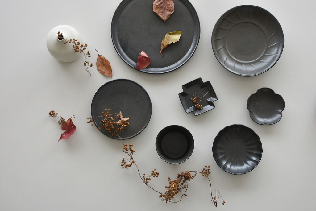 takumapottery 　黒いうつわ