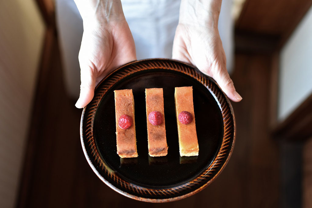 チーズケーキでおやつタイム