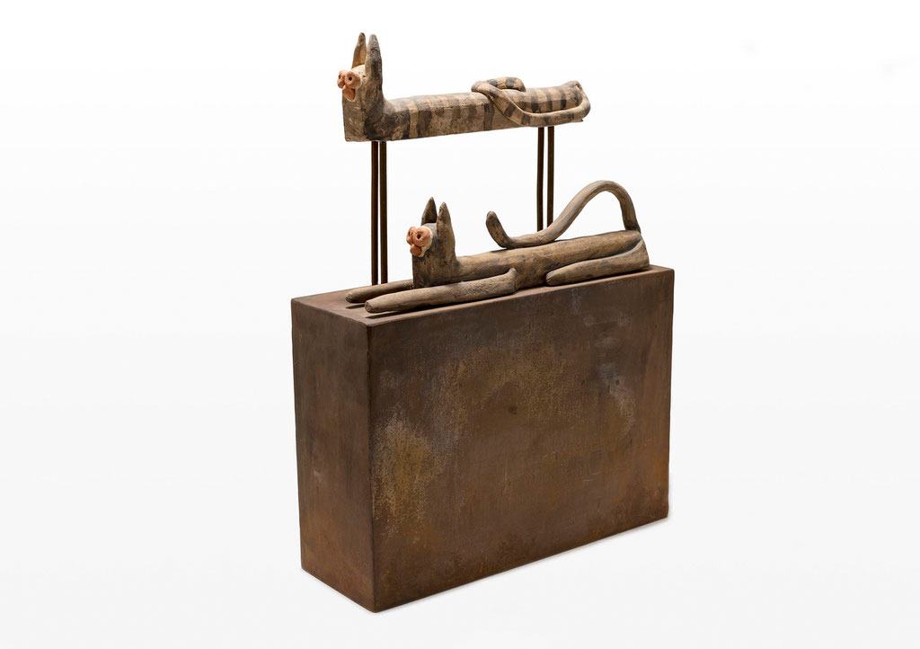 Bubu y Buba. 48x35.5x12.5