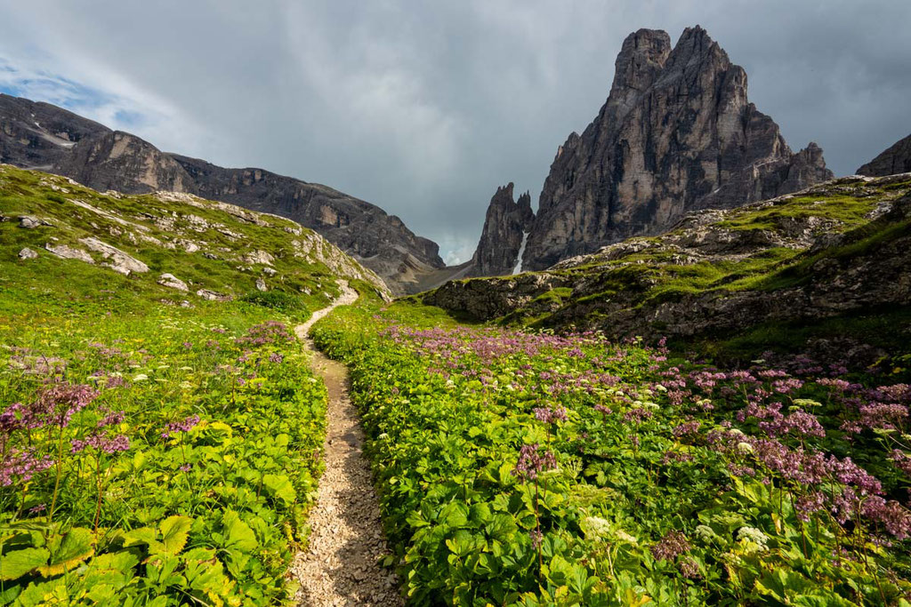 Blick auf den Zwölferkofel, Südtirol