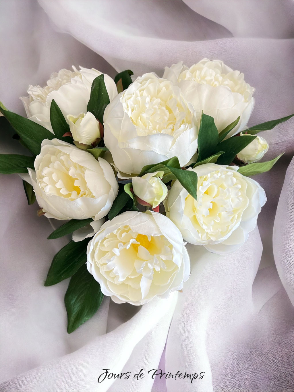 Pivoines artificielles Haut de Gamme