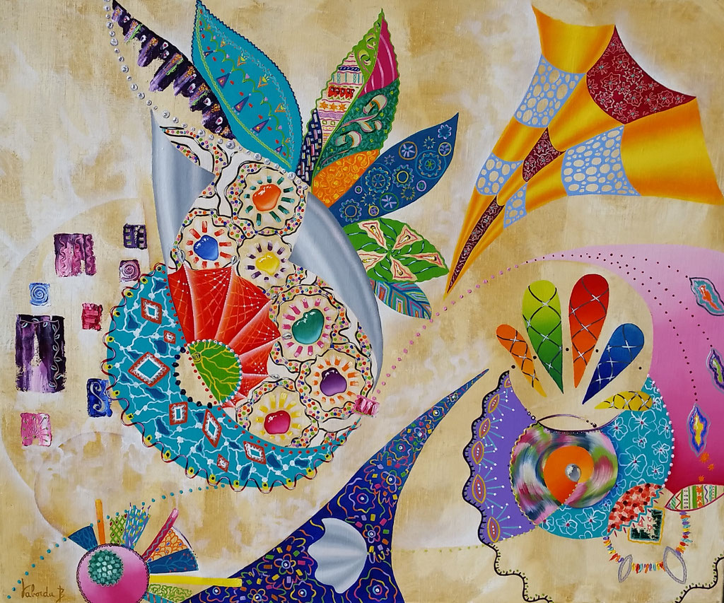 Fleurs de mai, 20F, 73x60, disponible
