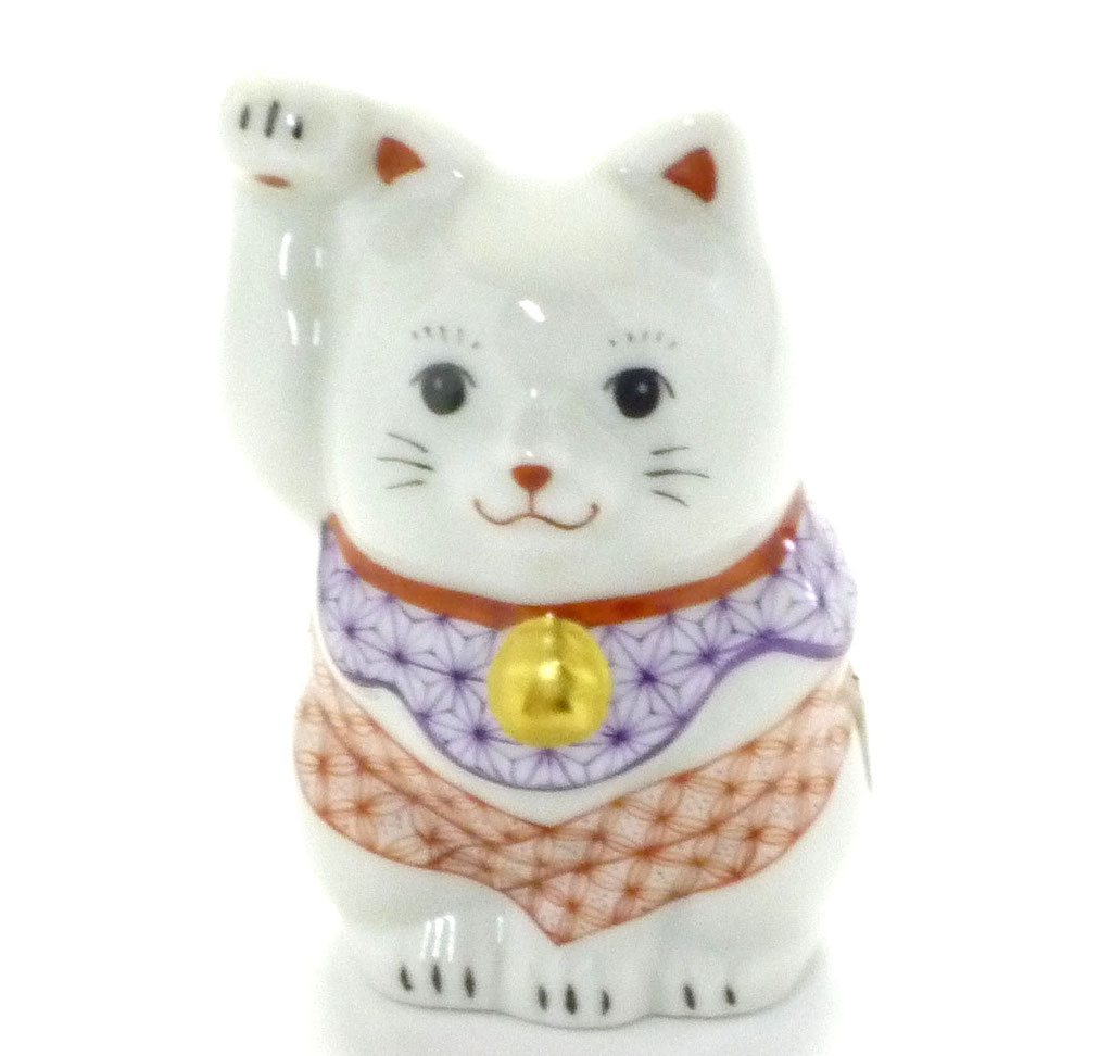 九谷焼通販 招き猫 ちび猫 縁起物 おしゃれ 赤絵 金運 九谷焼通販 酒井百華園 昭和21年創業 九谷焼通販 招き猫 ちび猫 縁起物 おしゃれ 赤絵 金運 九谷焼通販 酒井百華園 昭和21年創業