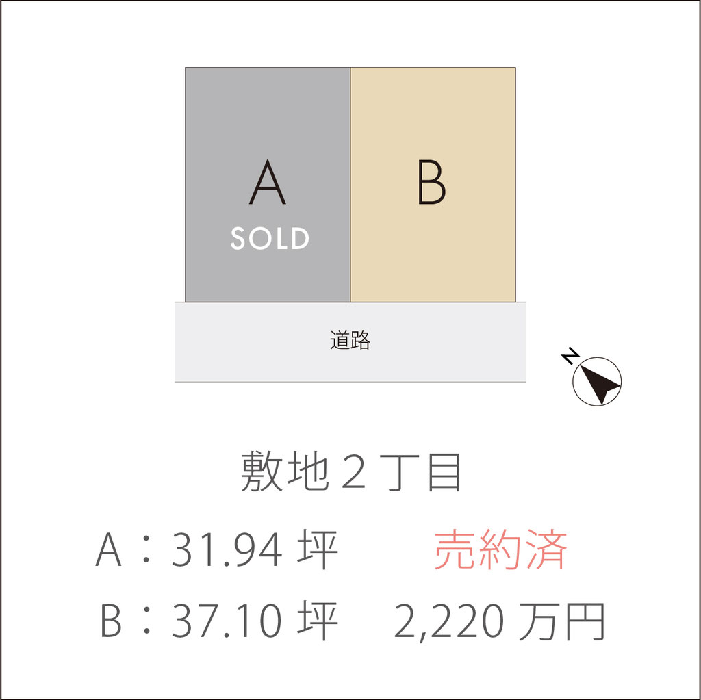 敷地2丁目 ハコ不動産