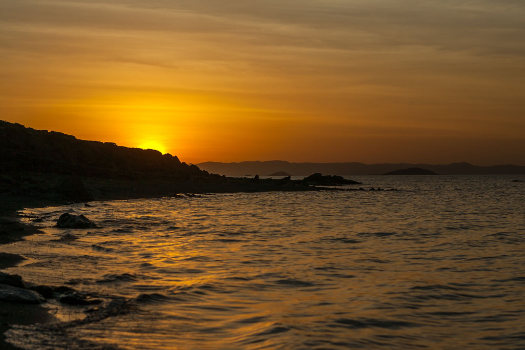 Sonnenuntergang, Lake Turkana, Kenia