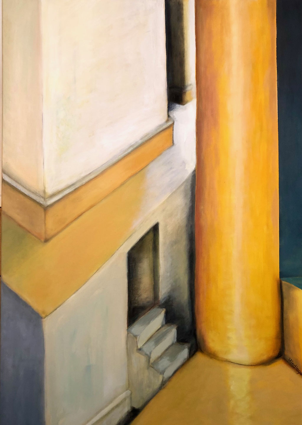 säulenstill - 70 x 100 cm, Acryl auf Leinwand