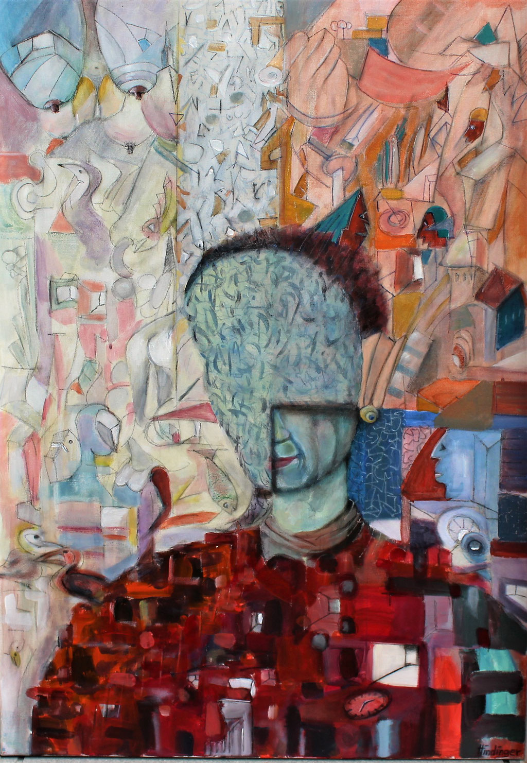 intensivklarheit - 70 x 100 cm, Acryl auf Leinwand