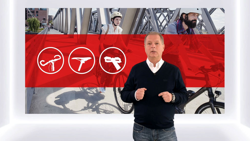 Perfekte Ergonomie beim Radfahren, findet Geschäftsführer Wilhelm Humpert, nutze schließlich allen.