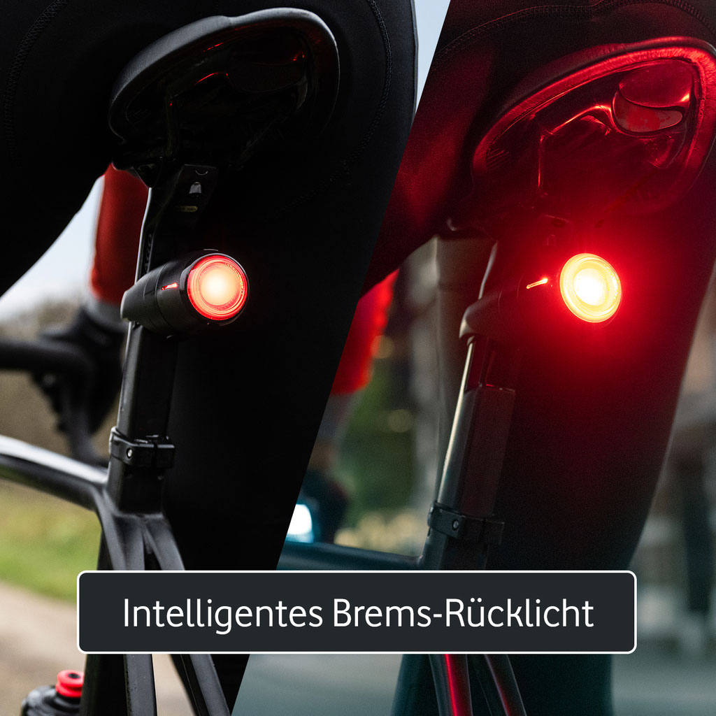 Vodafone Curve Bike Light & GPS Tracker für Fahrräder