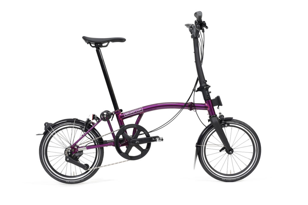 Brompton P Line in der Farbe Amethyst Lacquer © Brompton