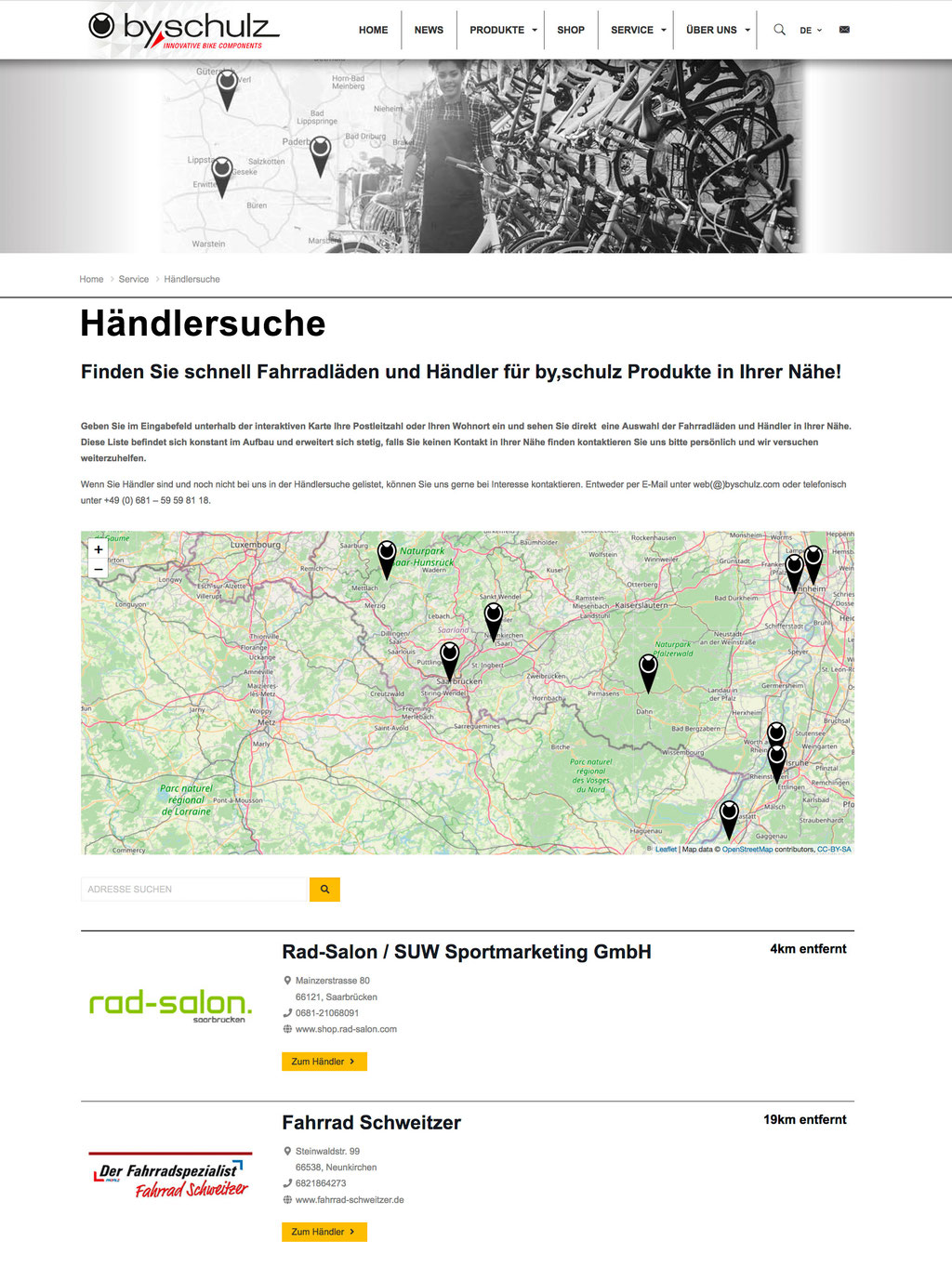 Händlersuche by.schulz