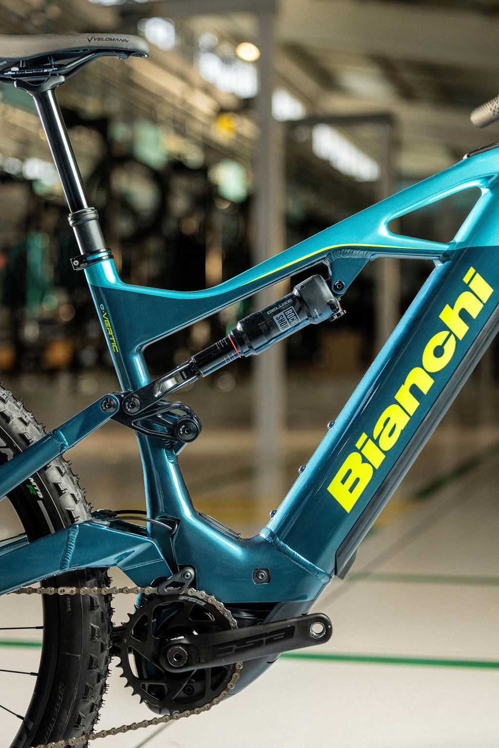 Das neue E-Vertic FX ist mit dem leistungsstarken Bosch Performance Line CX Motor ausgestattet, der ein Drehmoment von 85 Nm liefert.  ©Bianchi