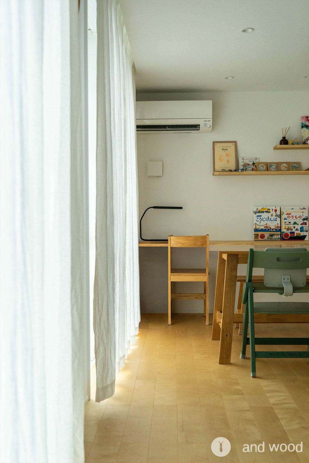 バーチ フローリング プライウッド ヘリンボーン アンドウッド andwood 杢目 10