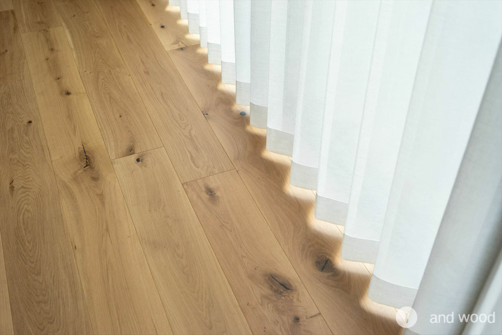 オーク プライウッド ドライペイント フローリング 新築戸建 アンドウッド 施工例 11
