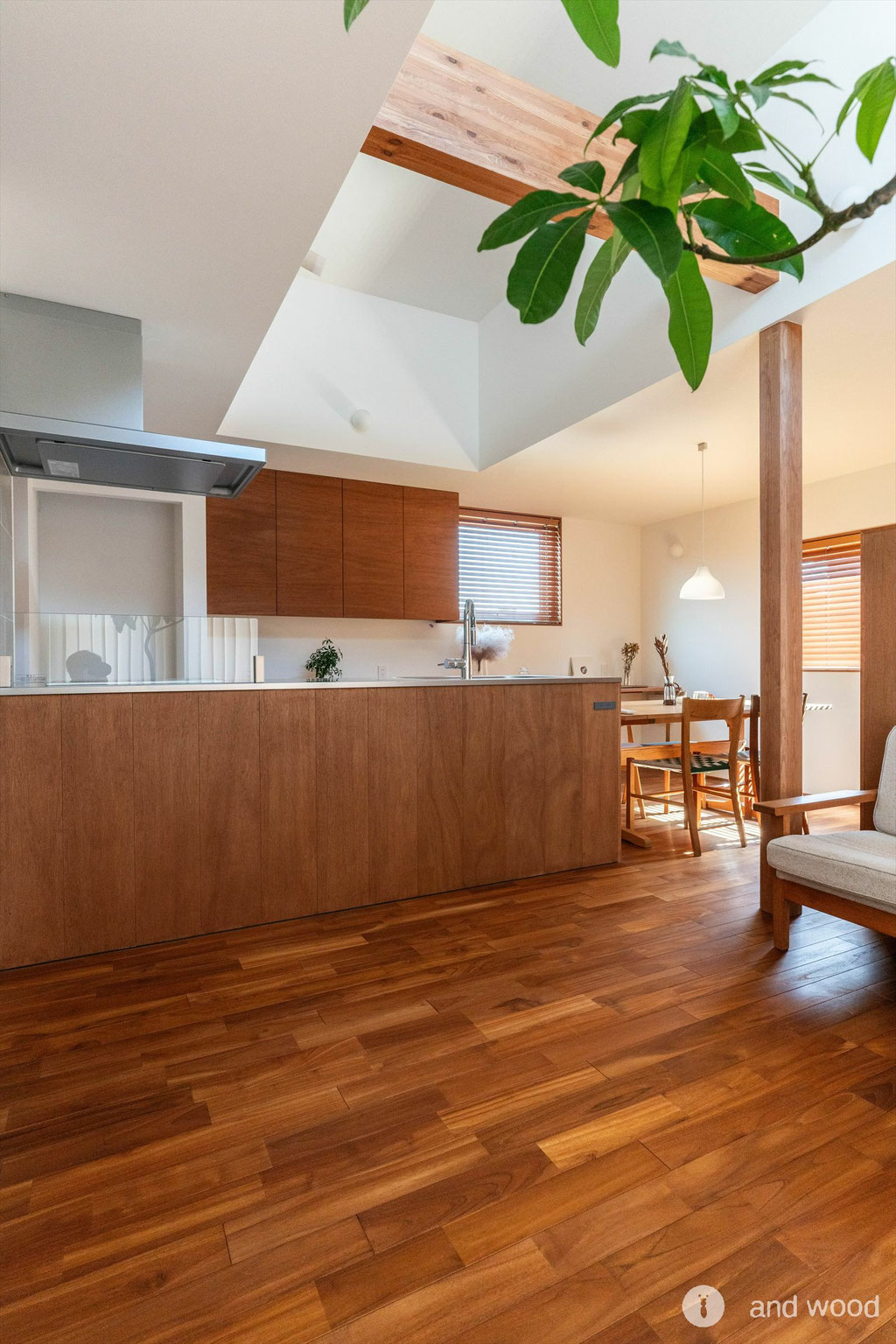 チーク ユニ 新ロット フローリング 新築戸建 andwood 2