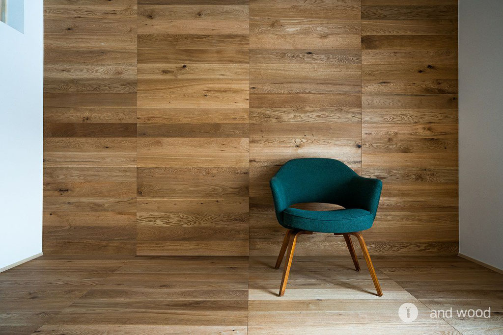 オーク 120幅 無垢 フローリング アンドウッド andwood 施工例 ismore