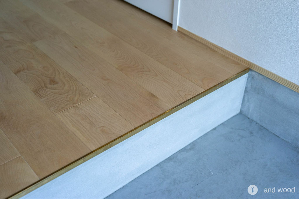 バーチ フローリング 杢 プライウッド  アンドウッド andwood 9