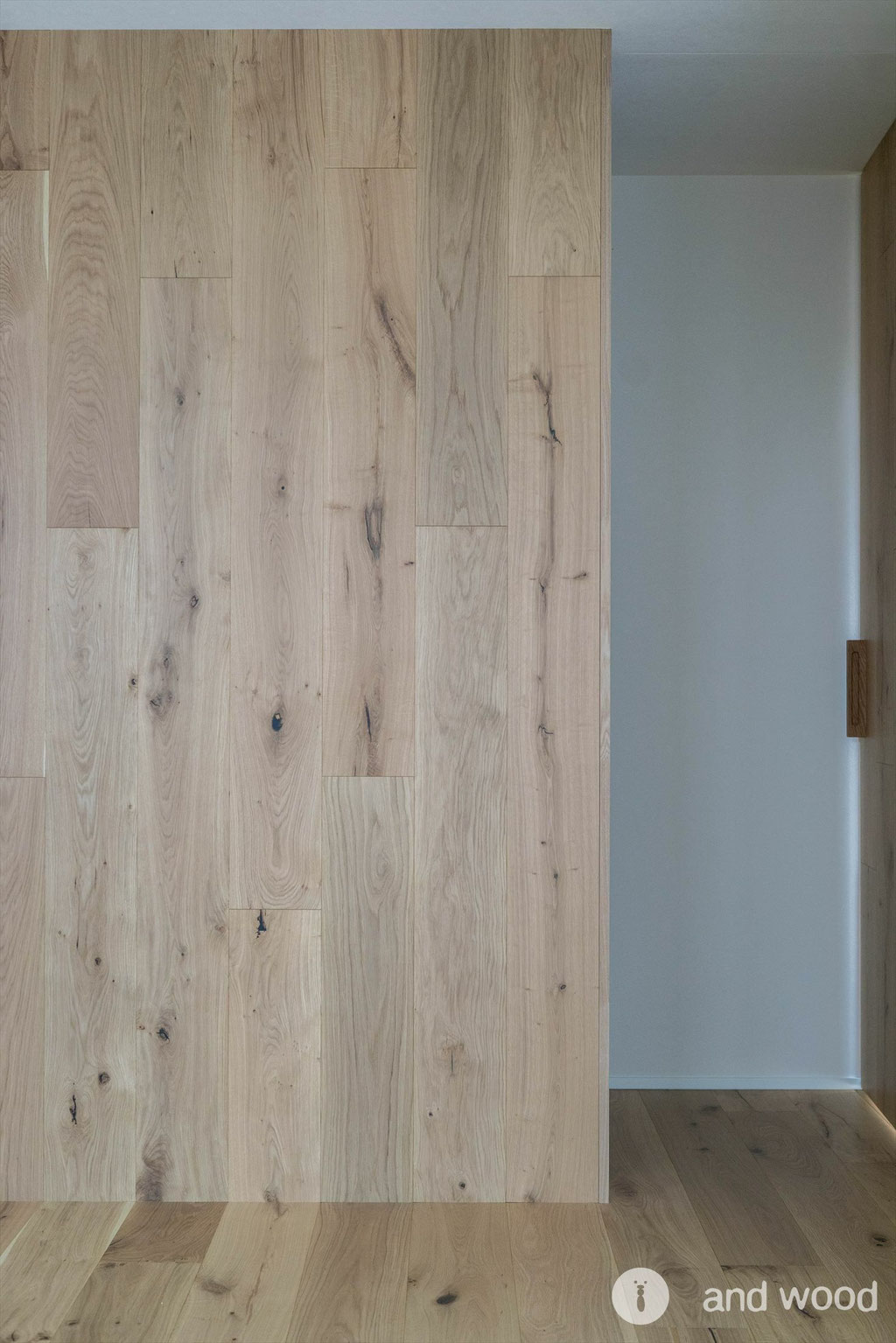 オーク プライウッド ドライペイント フローリング 新築戸建 アンドウッド 施工例 4