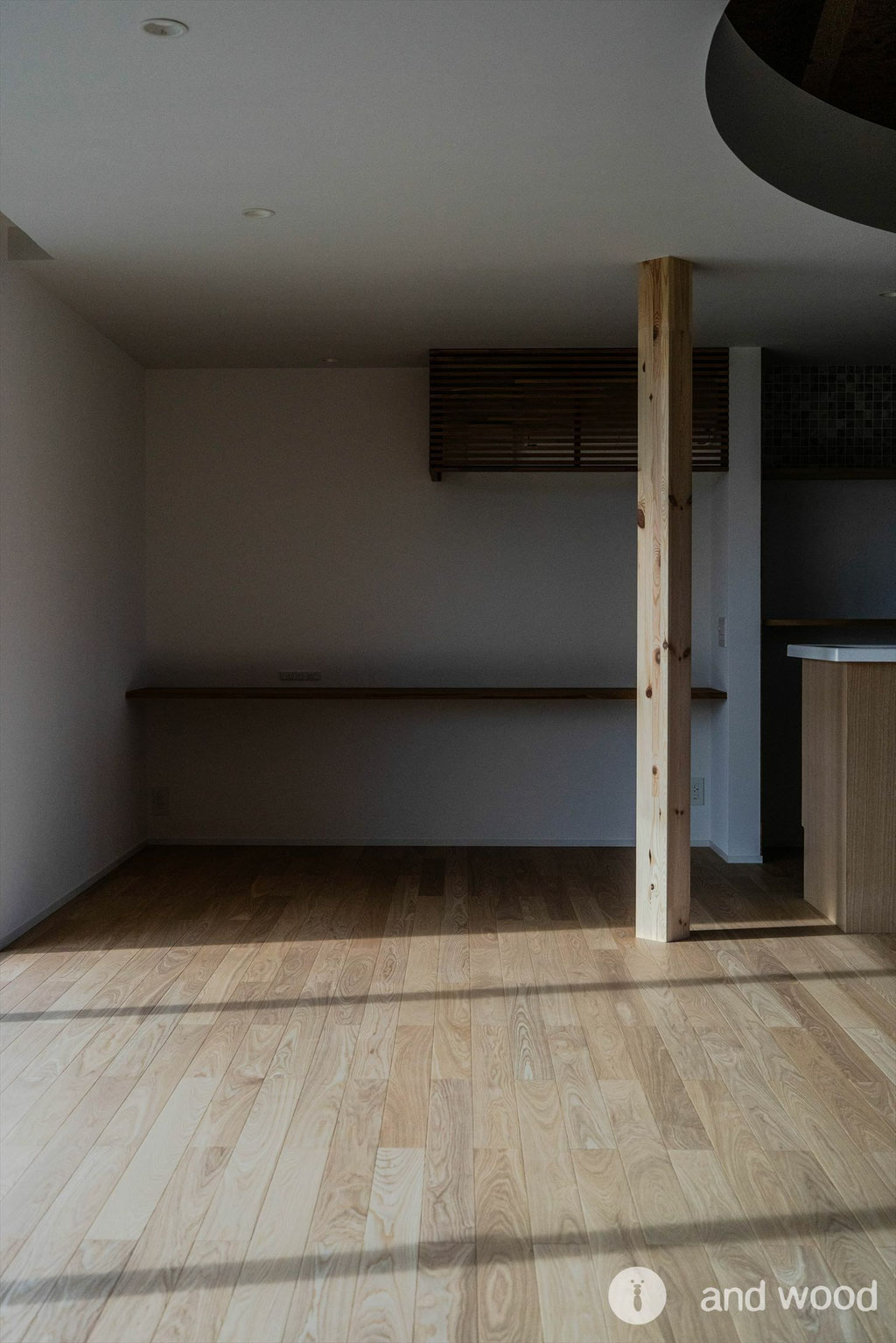 タモ 90幅 フローリング 戸建 新築 アンドウッド 施工例 andwood アンドウッド 6