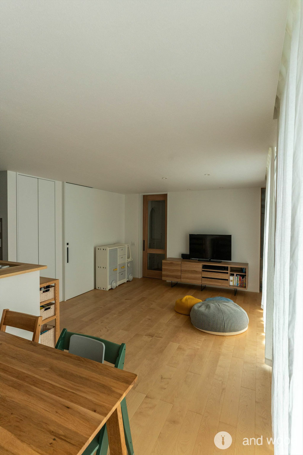 バーチ フローリング プライウッド ヘリンボーン アンドウッド andwood 杢目 5