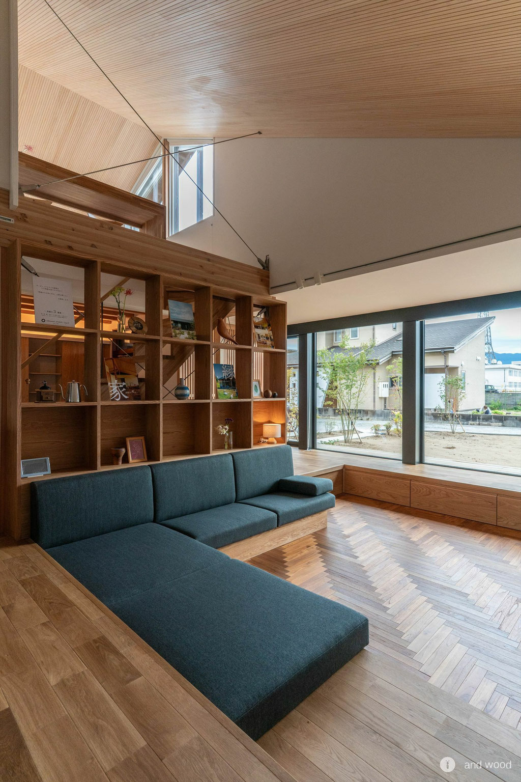 チーク ヘリンボーン 無垢 フローリング andwood オーガニックスタジオ新潟 施工例 10