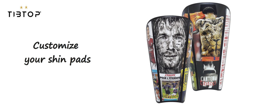 football accessories personalization ; customize your foot shin guards