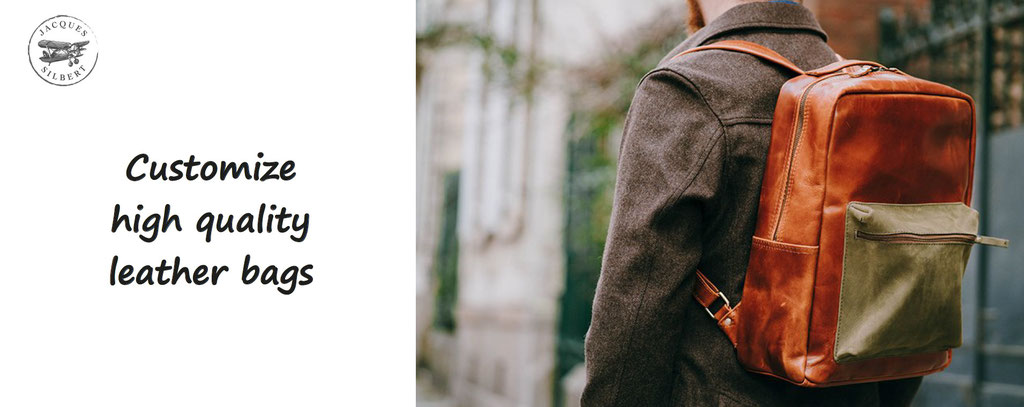 jacques silbert, customization of high quality leather bags and good, be your own designer - product to customize